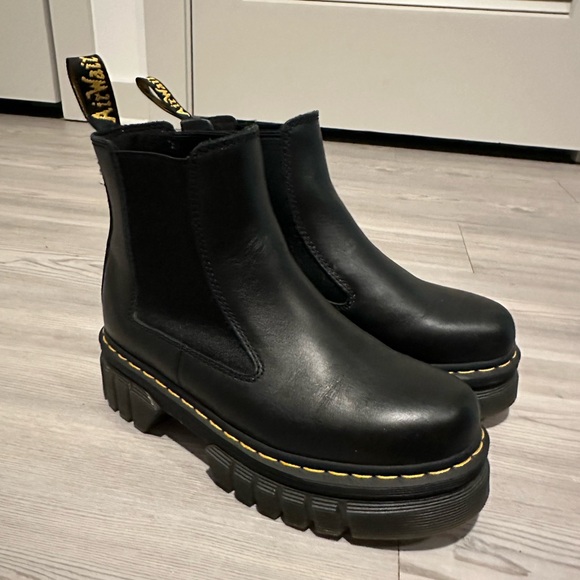 Dr. Martens Shoes - Dr. Martens Black Platform Boots